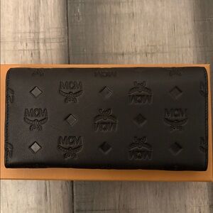 MCM - Never Carried Large Black Wallet